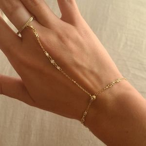 HENRI BENDEL ring chained bracelet